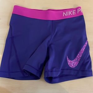 Nike pro athletic shorts